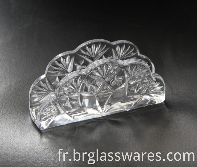 glass napkin holder